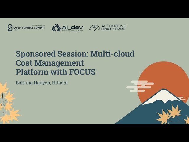 Multi-Cloud Cost Management Platform with FOCUS