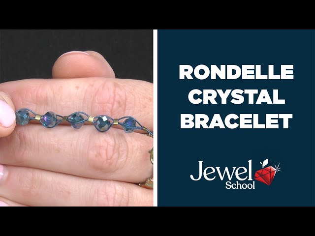 Rondelle Crystal Bracelet - Jewelry Making Tutorial