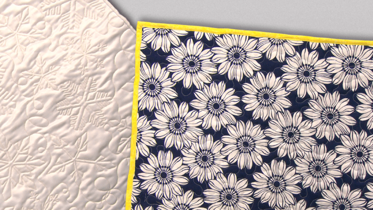 Working with Pre-Quilted Fabric