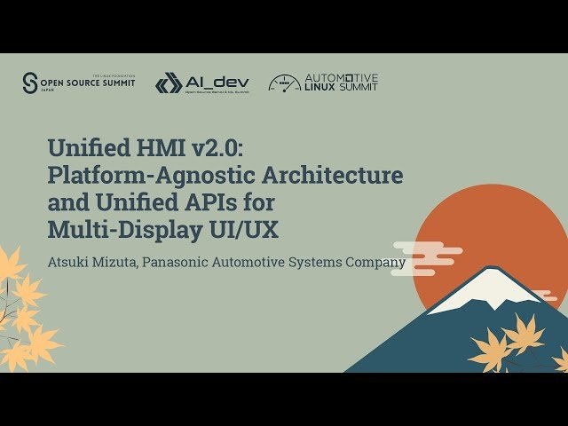 Unified HMI v2.0 - Platform-Agnostic Architecture and Unified APIs for Multi-Display UI/UX