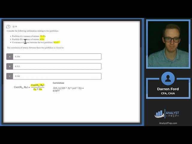 Mock Exam #3A - Questions 11-20 for CFA Level I Exam Preparation