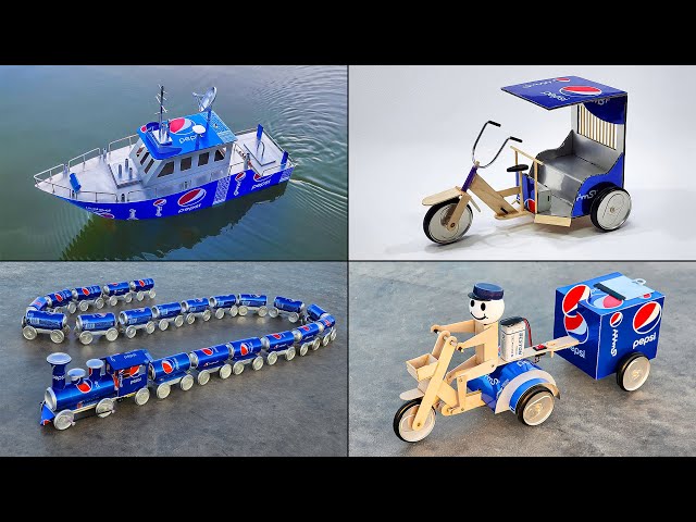 Incredible 4 Inventions With Pepsi Cans - Make it at Home - Amazing DIY Toys