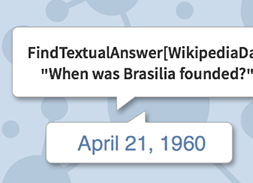 Analyzing Text to Answer Fact-Based Questions: Wolfram U Class