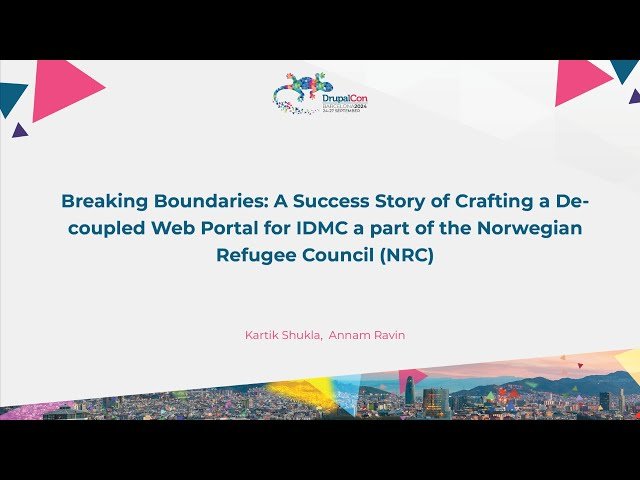 Breaking Boundaries: Crafting a Decoupled Web Portal for IDMC