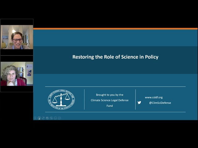 Restoring the Role of Science in Policy: Scientific Integrity and Whistleblower Rights