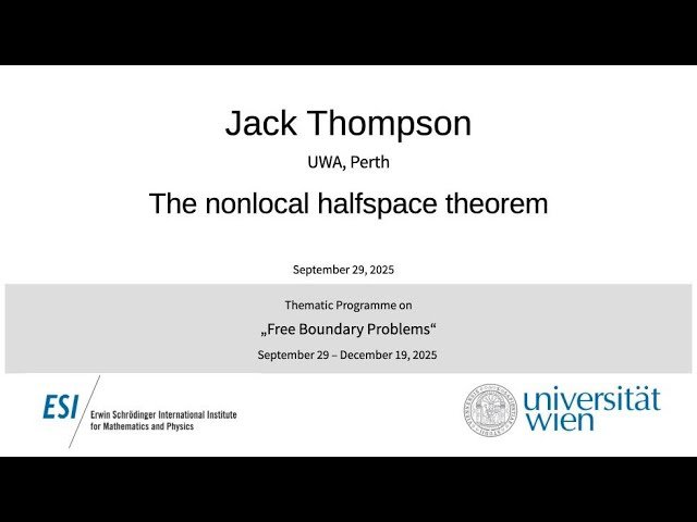 The Nonlocal Halfspace Theorem