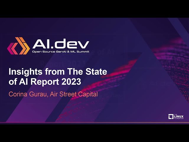 Insights from The State of AI Report 2023