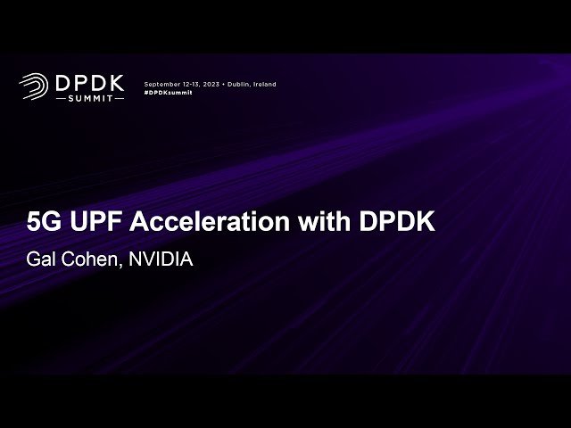 5G UPF Acceleration with DPDK - Network Function Implementation Using SmartNICs and DPUs
