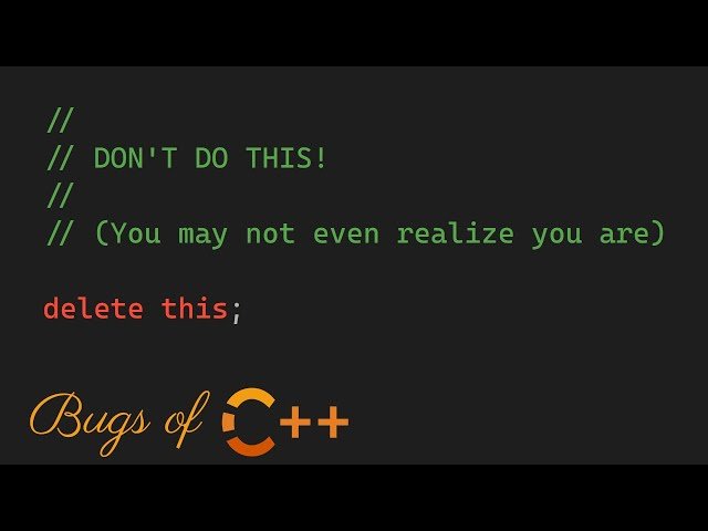 Bugs of C++