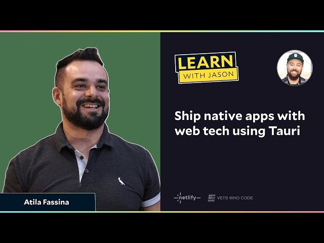 Ship Native Apps with Web Tech Using Tauri