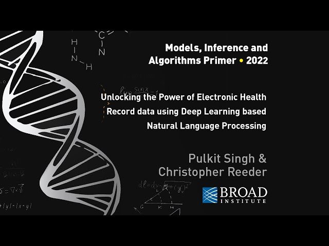 Deep Learning on Electronic Health Records: Unlocking the Power of Clinical Data - Lecture 1