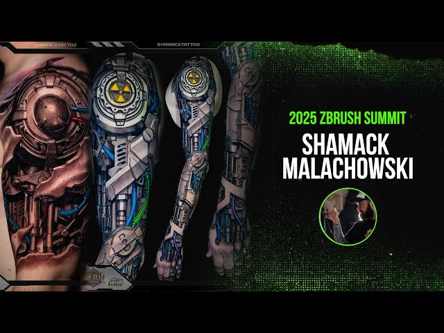 3D Tattoo Design Using ZBrush - Biomechanical and Realism Techniques