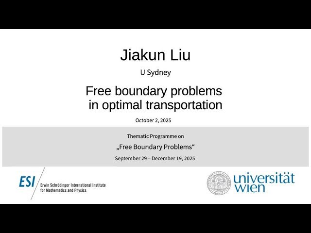 Free Boundary Problems in Optimal Transportation