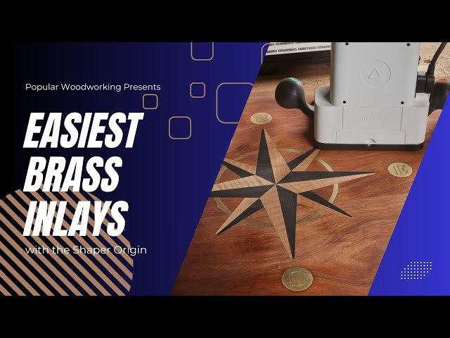 Making Brass Inlays Easy with the Shaper Origin