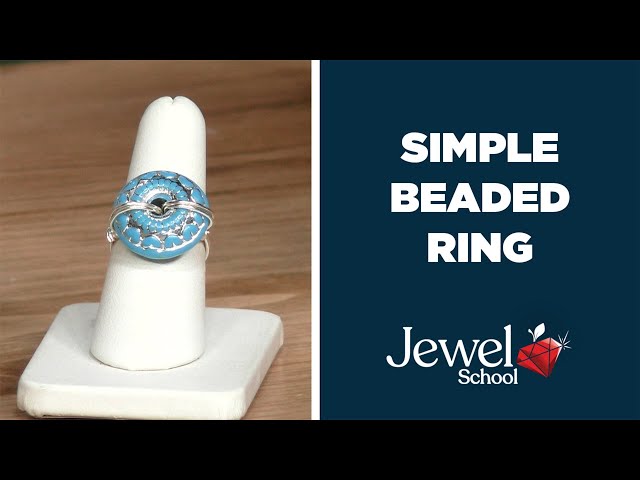 Simple Beaded Ring - Jewelry 101
