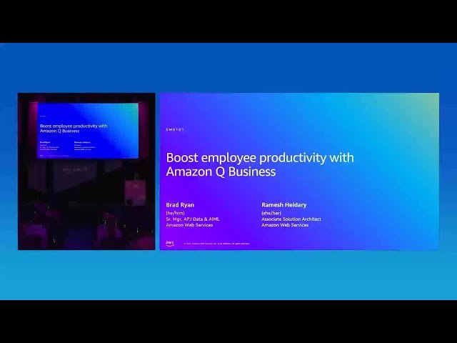 Boost Employee Productivity with Amazon Q Business