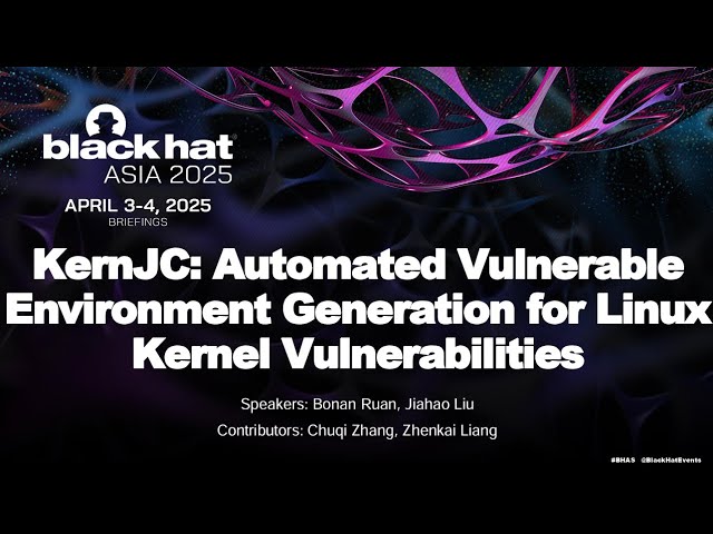 KernJC - Automated Vulnerable Environment Generation for Linux Kernel Vulnerabilities