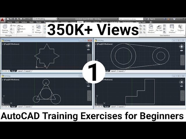 AutoCAD Training Exercises for Beginners