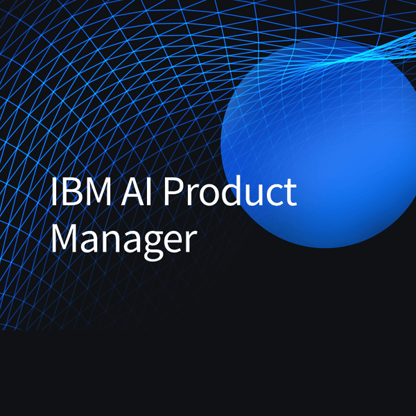 IBM AI Product Manager