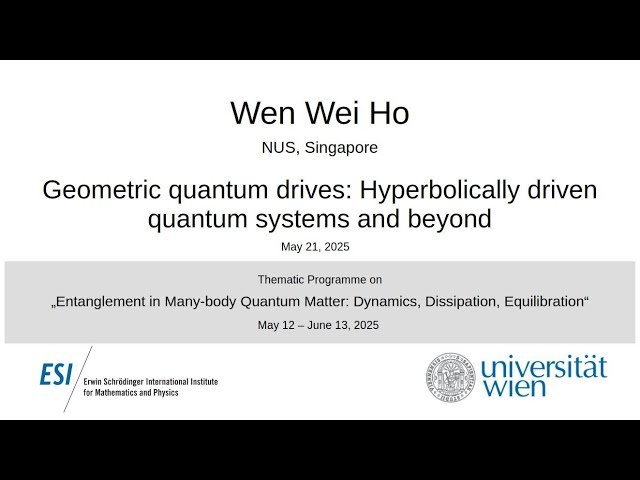 Geometric Quantum Drives: Hyperbolically Driven Quantum Systems and Beyond