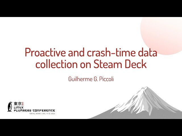 Proactive and Crash-Time Data Collection on Steam Deck