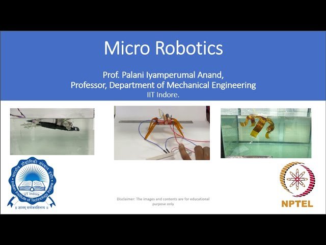 Micro Sensors and Micro Transducers - Haptic Interface for Microrobots - Module 09