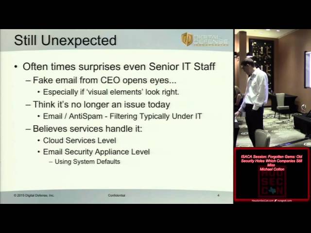 Forgotten Gems - Old Security Holes Which Companies Still Miss