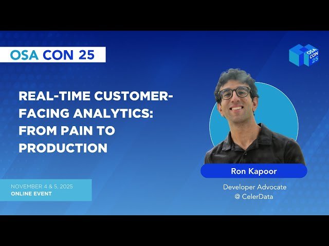 Real-Time Customer-Facing Analytics - From Pain to Production