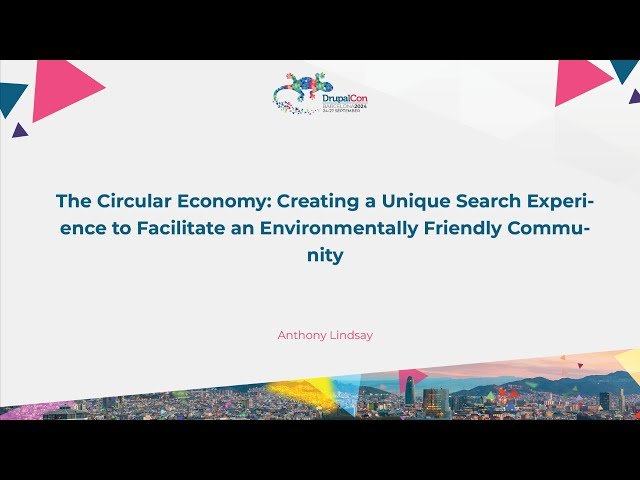 The Circular Economy - Creating a Unique Search Experience for Environmental Waste Management