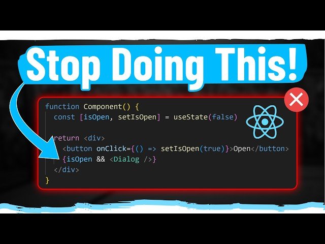 Stop Writing React Code Like This - React Activity Component for Conditional Rendering and Performance