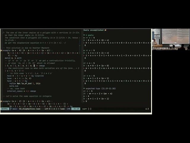 Doing Elementary Number Theory in Lean - Talk 2