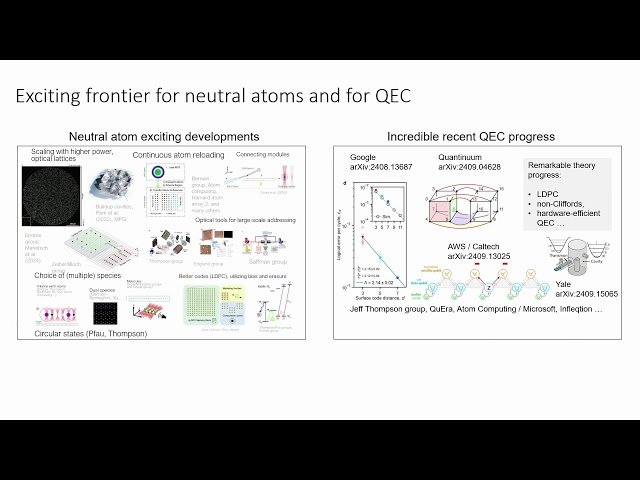 Atomic Quantum Processors and the Error-Correction Frontier