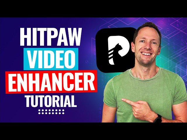 HitPaw VikPea - AI Video Enhancement and Quality Improvement Tutorial