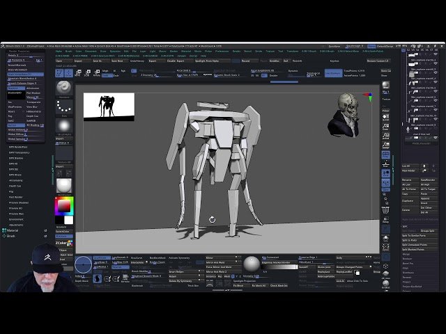 Hard Surface and Character Design in ZBrush