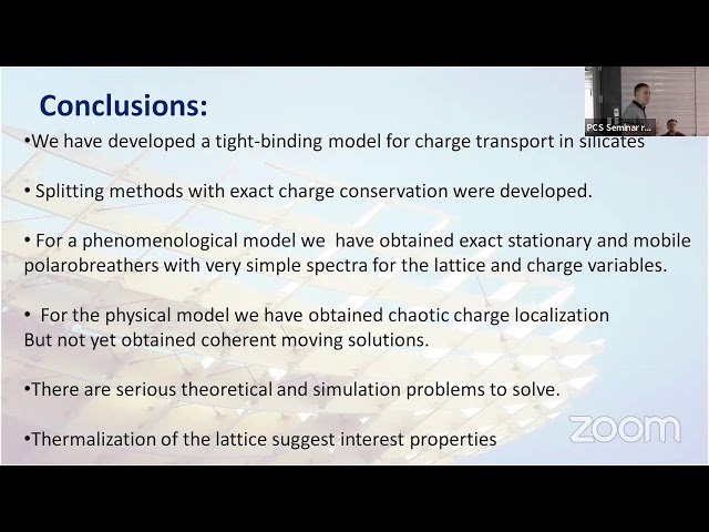 Nonlinear Energy and Charge Transport in Silicates - Experiments and Semiclassical Models