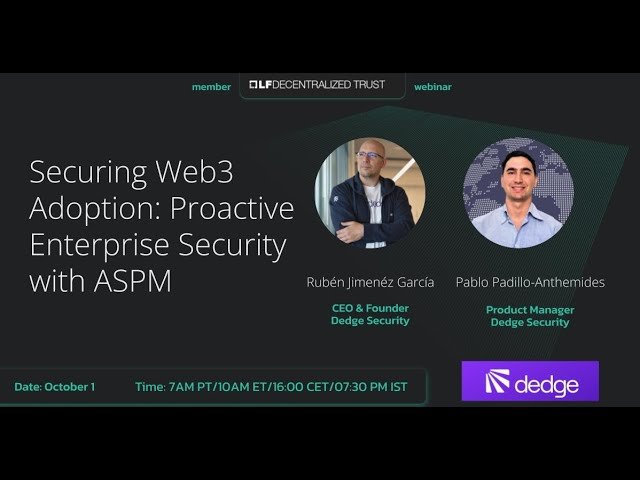 Securing Web3 Adoption - Proactive Enterprise Security with ASPM