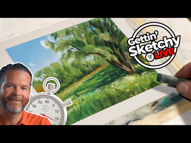 Landscape Drawing with Pastels - Creating Impressions Through Color and Value