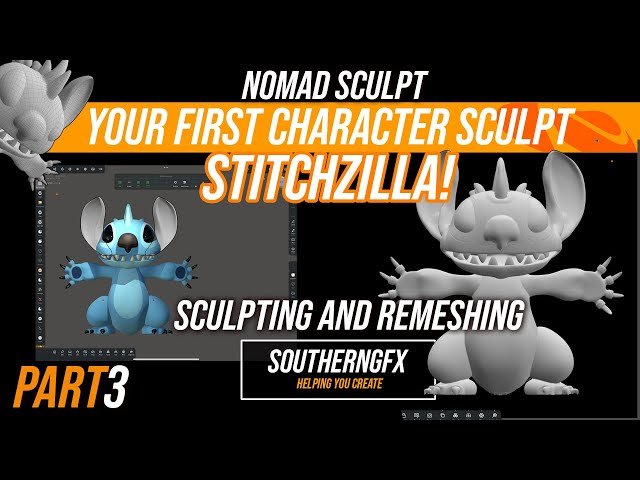 Nomad Sculpt for Beginners: Sculpting and Remeshing - Part 3 (2025)