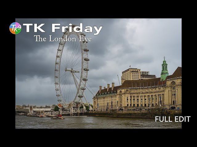 TK9 Plugin Photoshop Tutorial - London Eye Full Edit with Image and PDF Notes