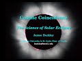 Cosmic Coincidence: The Science of Eclipses - From Ancient History to Modern Understanding