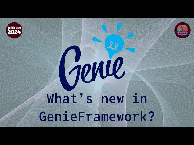 What's New in GenieFramework? - JuliaCon 2024