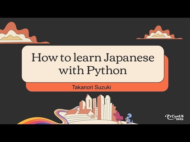 How to Learn Japanese with Python