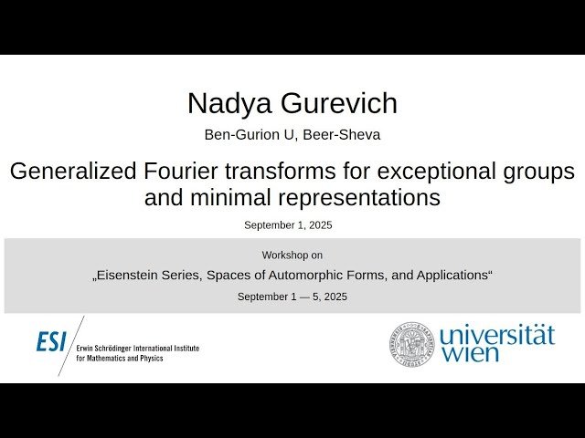 Generalized Fourier Transforms for Exceptional Groups and Minimal Representations