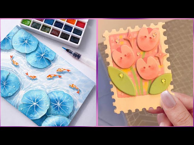 10 Cool Art Ideas - Easy Painting Hacks and Art Ideas for Beginners