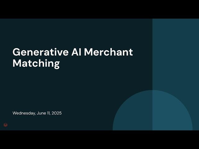 Generative AI Merchant Matching - Building Cost-Effective Enterprise AI Systems