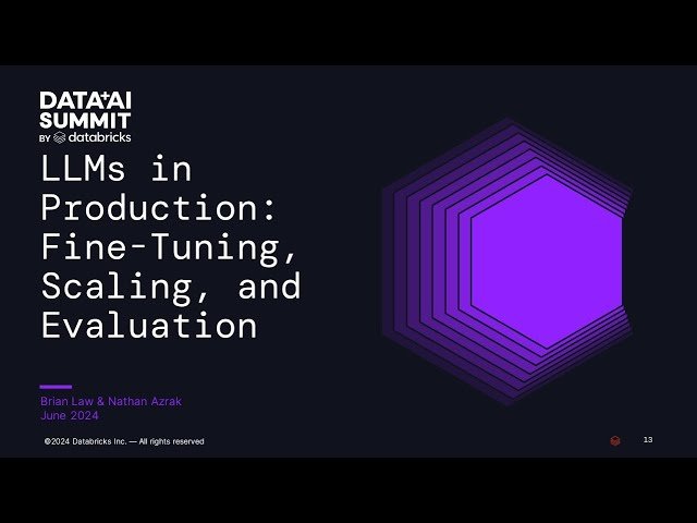 LLMs in Production - Fine-Tuning, Scaling, and Evaluation