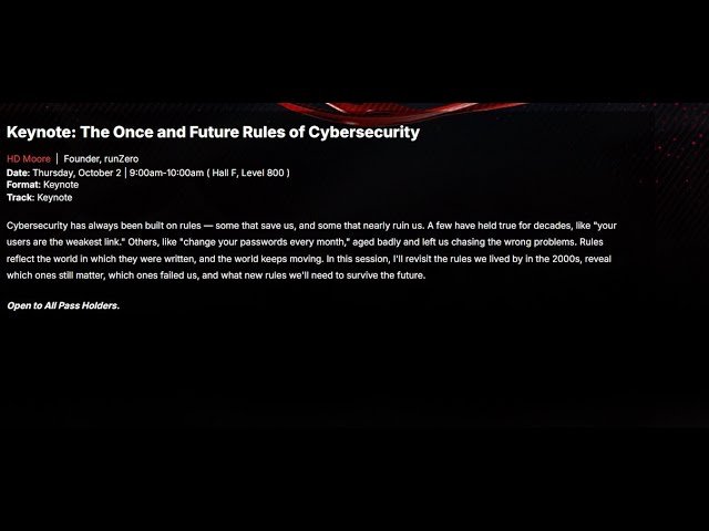 The Once and Future Rules of Cybersecurity