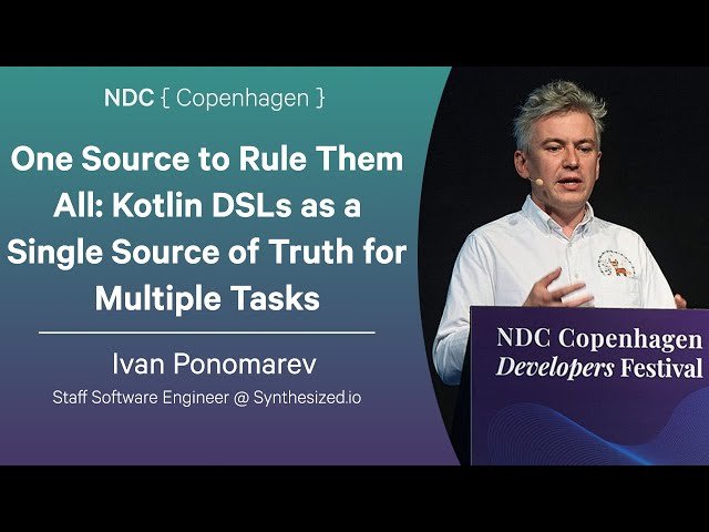 Kotlin DSLs as a Single Source of Truth for Multiple Tasks