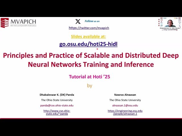 Principles and Practice of Scalable and Distributed Deep Neural Networks
