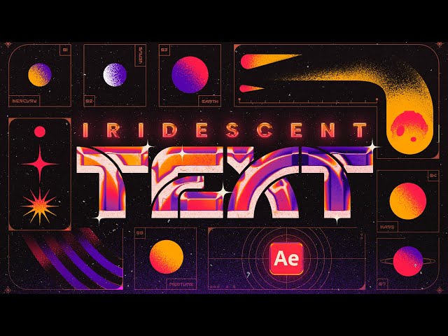 Animated Retro Text in Photoshop and After Effects - Creating a Vaporwave Motion Poster